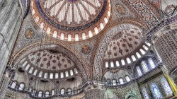 Plafond de la Mosquée Bleue, Istanbul